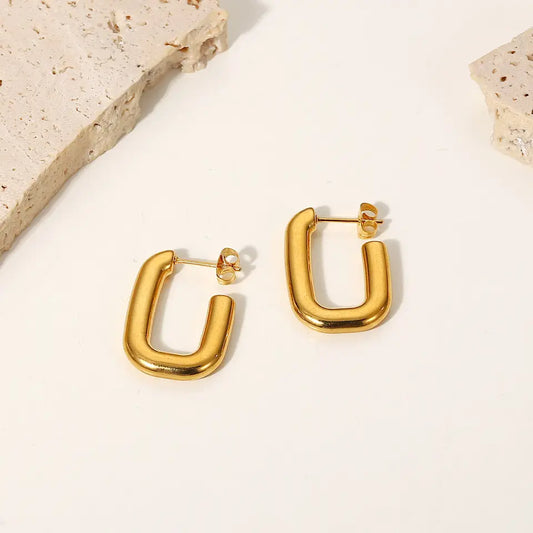 Frankie Earrings | 18k Gold Plated